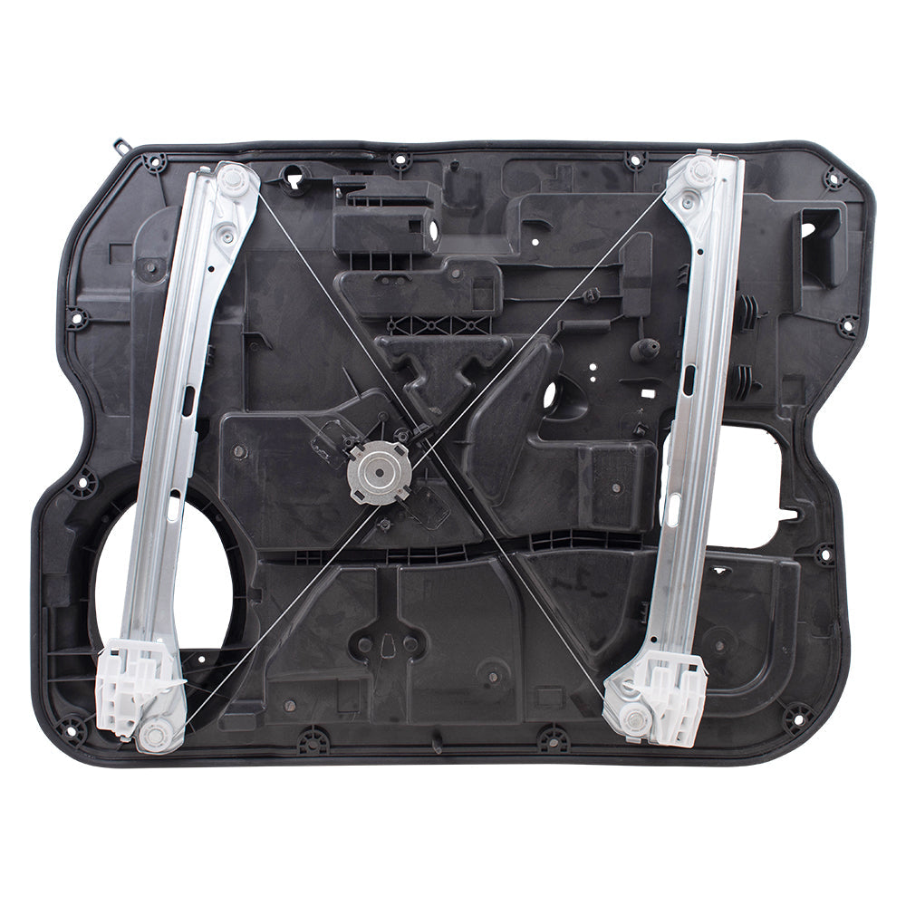 Front Driver Side Power Window Regulator without Motor Compatible with 2009-2012 1500 Crew/Quad Cab & 2010-2012 2500/3500 Crew/Mega Cab with Power Locks ONLY