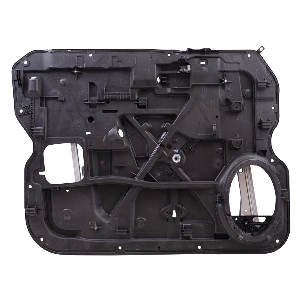 Front Driver Side Power Window Regulator without Motor Compatible with 2009-2012 1500 Crew/Quad Cab & 2010-2012 2500/3500 Crew/Mega Cab with Power Locks ONLY