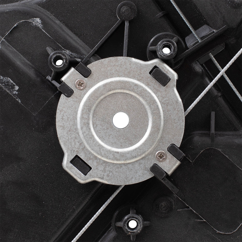 Front Driver Side Power Window Regulator without Motor Compatible with 2009-2012 1500 Crew/Quad Cab & 2010-2012 2500/3500 Crew/Mega Cab with Power Locks ONLY