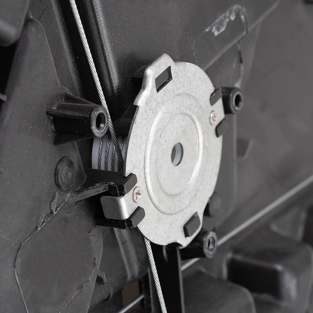 Front Driver Side Power Window Regulator without Motor Compatible with 2009-2012 1500 Crew/Quad Cab & 2010-2012 2500/3500 Crew/Mega Cab with Power Locks ONLY