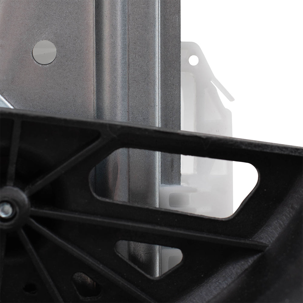 Front Driver Side Power Window Regulator without Motor Compatible with 2009-2012 1500 Crew/Quad Cab & 2010-2012 2500/3500 Crew/Mega Cab with Power Locks ONLY