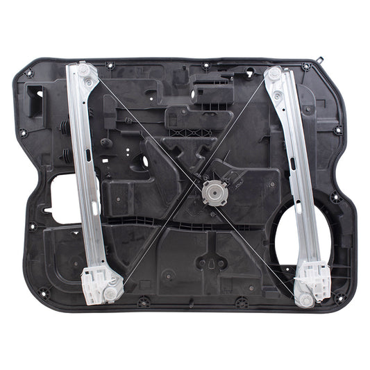 Front Passenger Side Power Window Regulator without Motor Compatible with 2009-2012 1500 Crew/Quad Cab & 2010-2012 2500/3500 Crew/Mega Cab with Power Locks ONLY