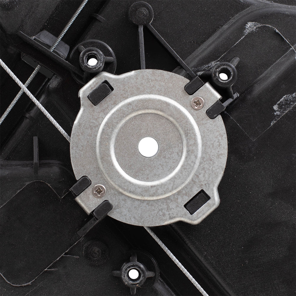 Front Passenger Side Power Window Regulator without Motor Compatible with 2009-2012 1500 Crew/Quad Cab & 2010-2012 2500/3500 Crew/Mega Cab with Power Locks ONLY