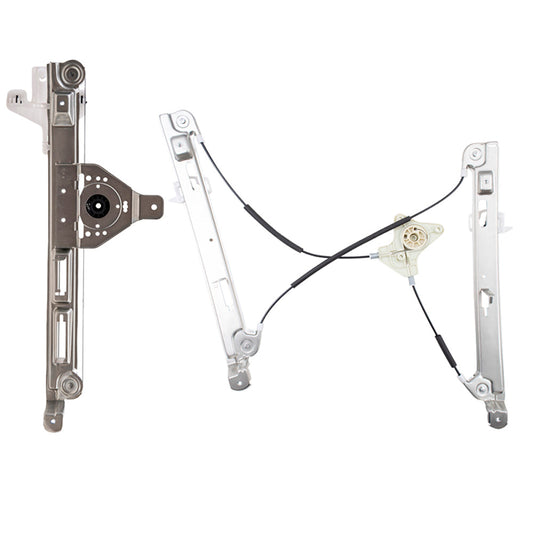 Front and Rear Driver Left Power Window Regulator Without Motor Set Compatible with 2007-2017 Jeep Compass MK