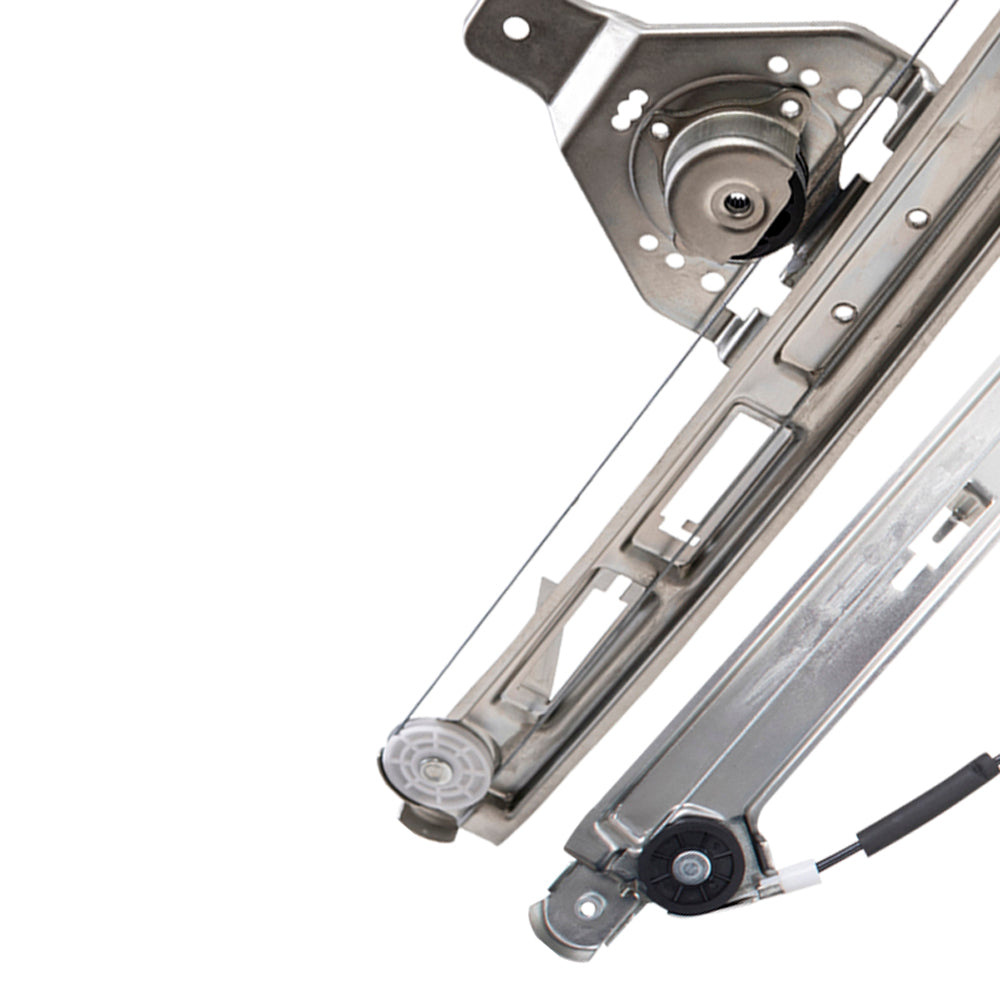 Front and Rear Driver Left Power Window Regulator Without Motor Set Compatible with 2007-2017 Jeep Compass MK