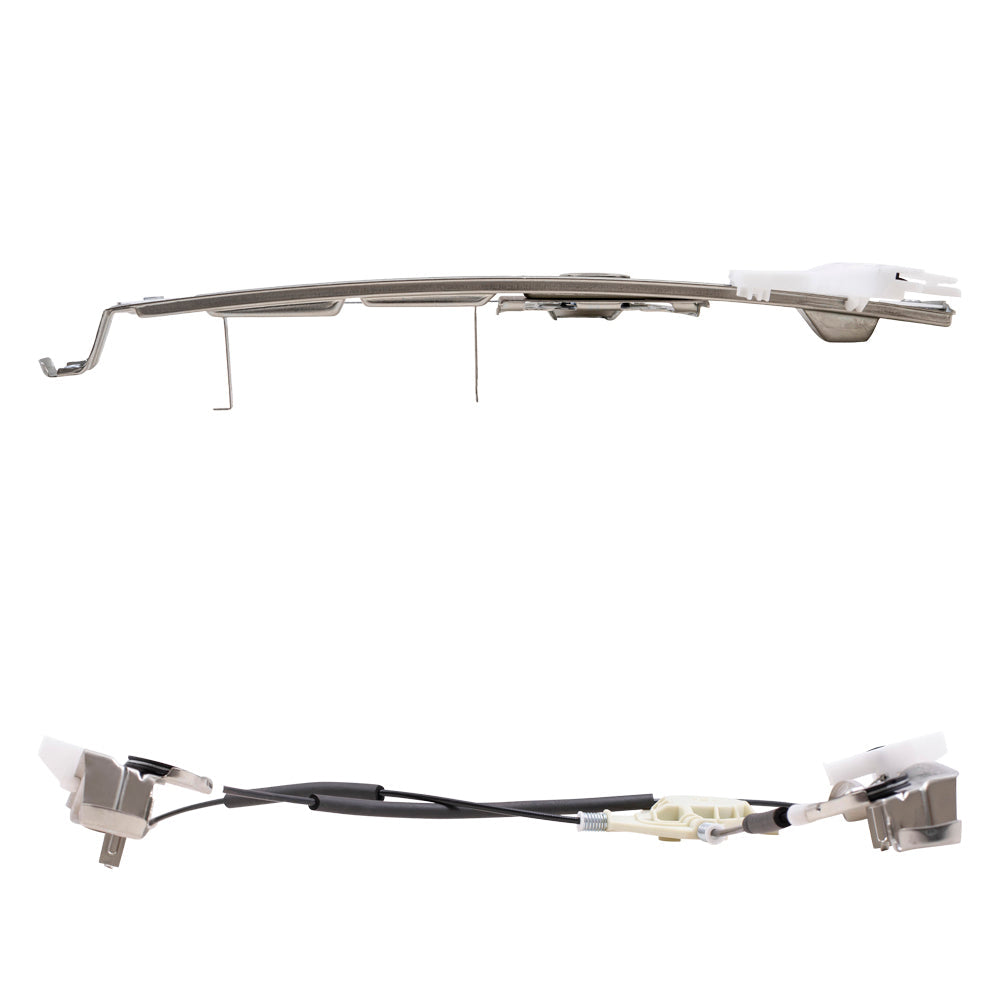 Front and Rear Driver Left Power Window Regulator Without Motor Set Compatible with 2007-2017 Jeep Compass MK