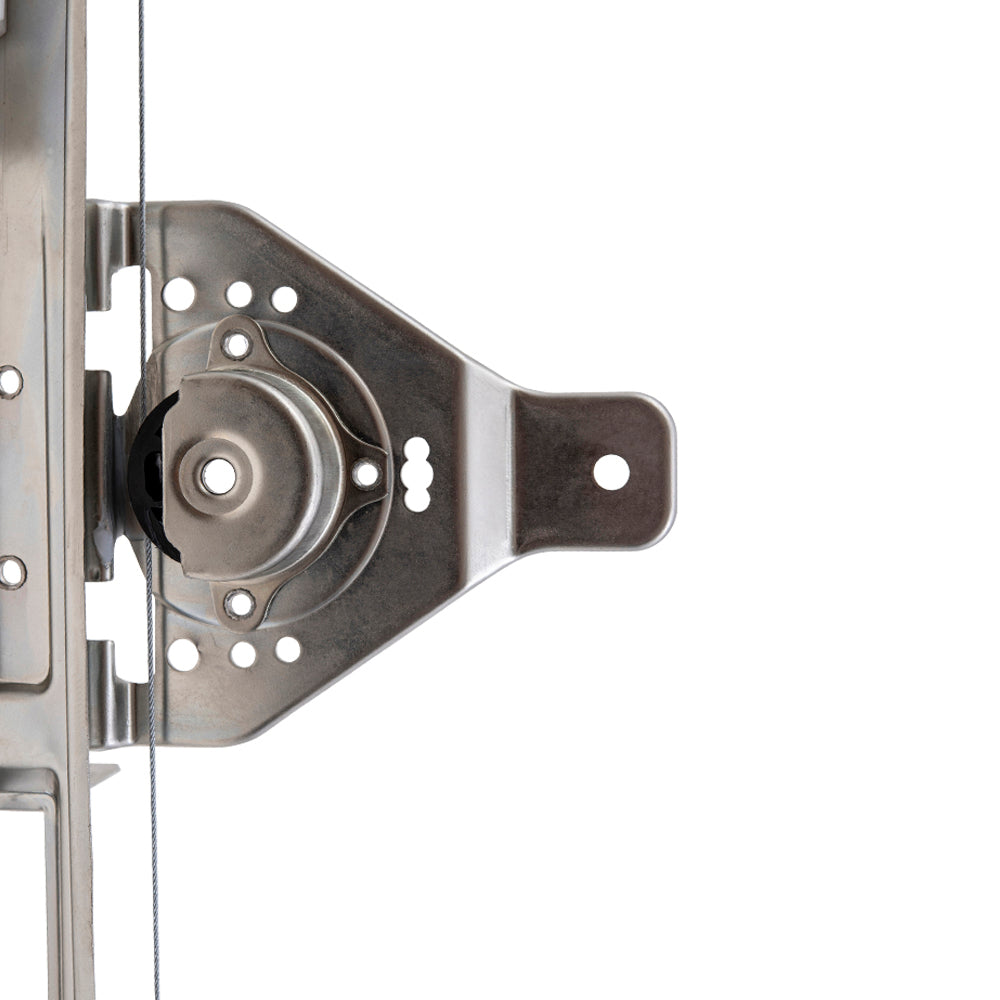 Rear Driver Left Passenger Right Power Window Regulator Without Motor Set Compatible with 2007-2017 Jeep Compass MK