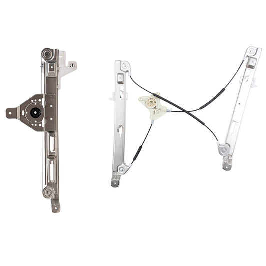Front and Rear Passenger Right Power Window Regulator Without Motor Set Compatible with 2007-2017 Compass MK