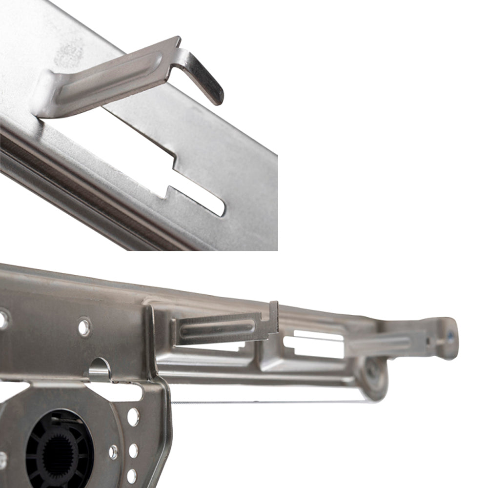 Front and Rear Passenger Right Power Window Regulator Without Motor Set Compatible with 2007-2017 Compass MK