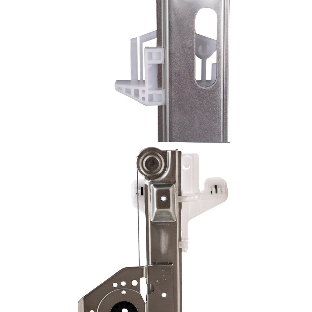 Front and Rear Passenger Right Power Window Regulator Without Motor Set Compatible with 2007-2017 Compass MK