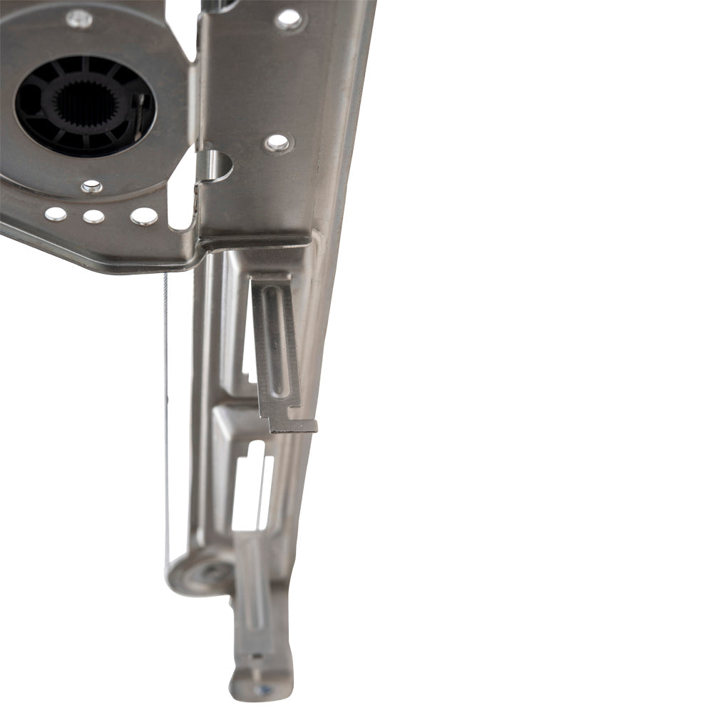 Rear Passenger Right Power Window Regulator Without Motor Compatible with 2007-2017 Compass MK