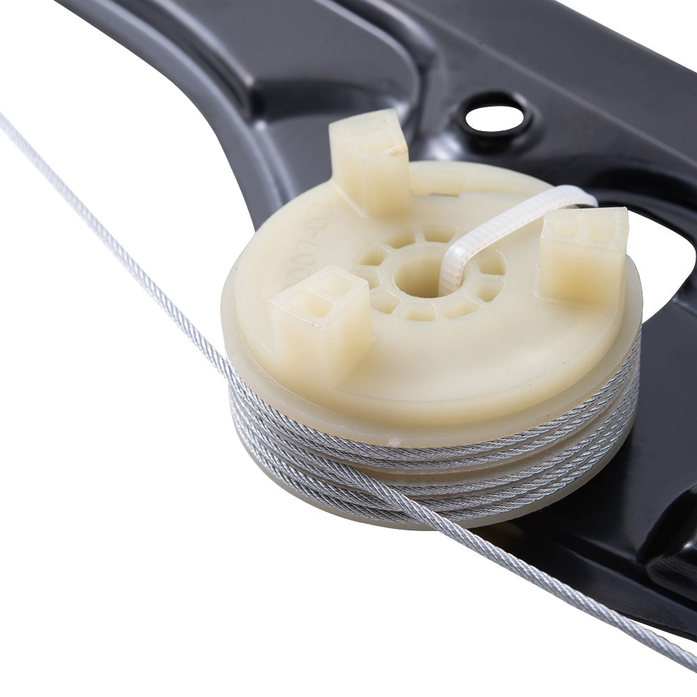 Front Driver and Passenger Side Power Window Regulator Without Motor Set Compatible With 2014-2023 RAM Promaster