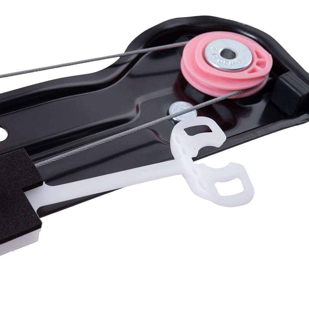 Front Driver and Passenger Side Power Window Regulator Without Motor Set Compatible With 2014-2023 RAM Promaster