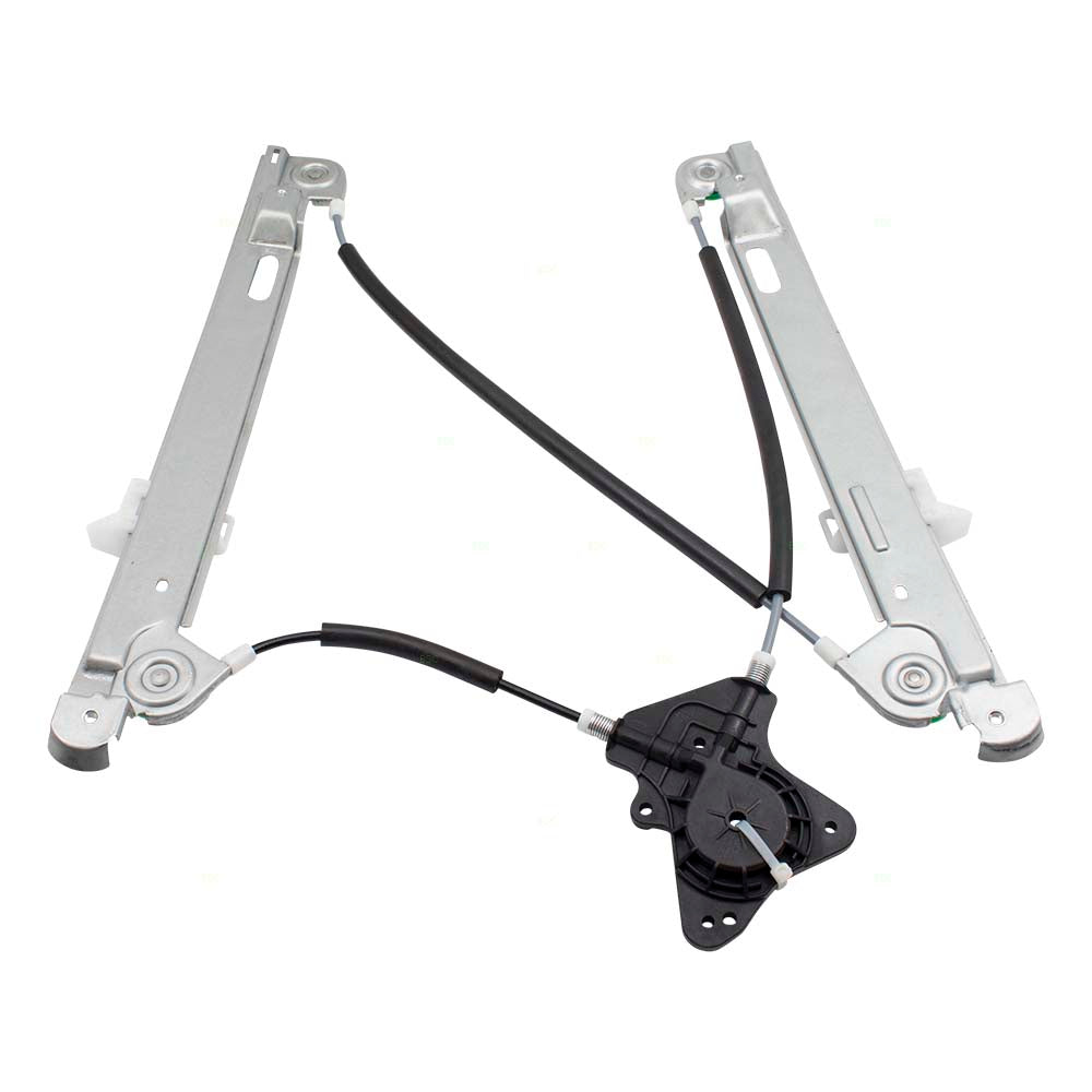 Front Driver Left Passenger Right Power Window Regulator Without Motor Set Compatible With 2007-2017 Jeep Patriot