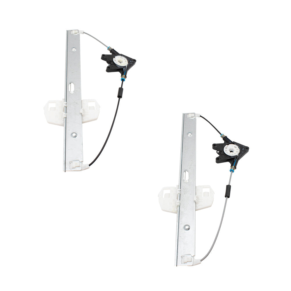 4 Pc Set Power Window Regulators Compatible with 2007-2017 Wrangler 2018 Wrangler JK & Unlimited