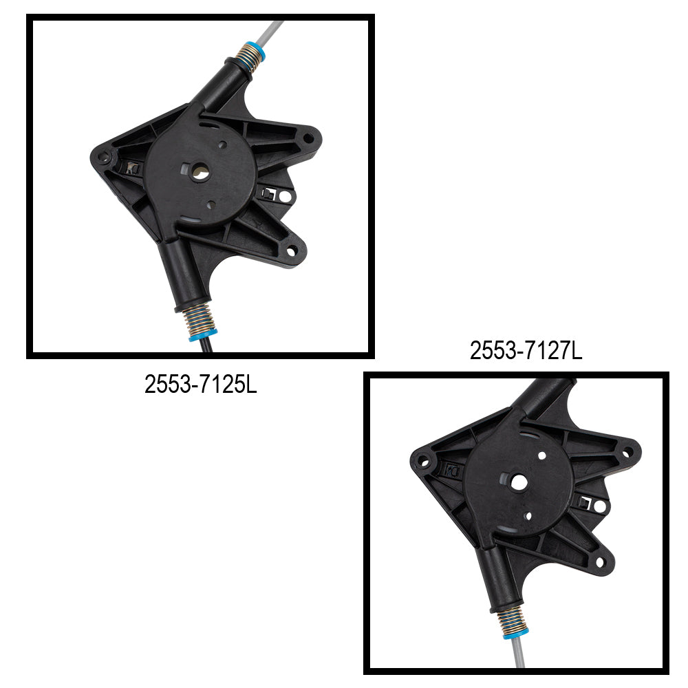 4 Pc Set Power Window Regulators Compatible with 2007-2017 Wrangler 2018 Wrangler JK & Unlimited