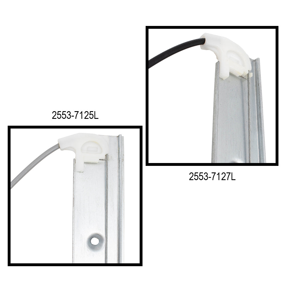 4 Pc Set Power Window Regulators Compatible with 2007-2017 Wrangler 2018 Wrangler JK & Unlimited