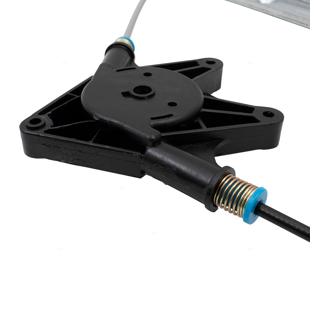 Driver Front Power Window Lift Regulator Compatible with 2007-2017 Wrangler 2018 Wrangler JK & Unlimited 68014949AA