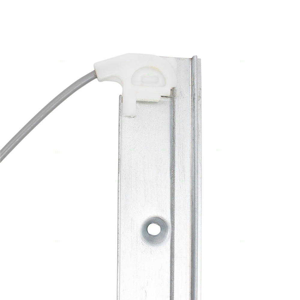 Driver Front Power Window Lift Regulator Compatible with 2007-2017 Wrangler 2018 Wrangler JK & Unlimited 68014949AA