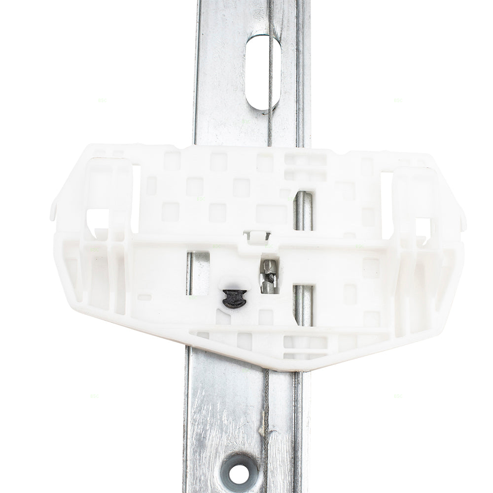 Driver Front Power Window Lift Regulator Compatible with 2007-2017 Wrangler 2018 Wrangler JK & Unlimited 68014949AA