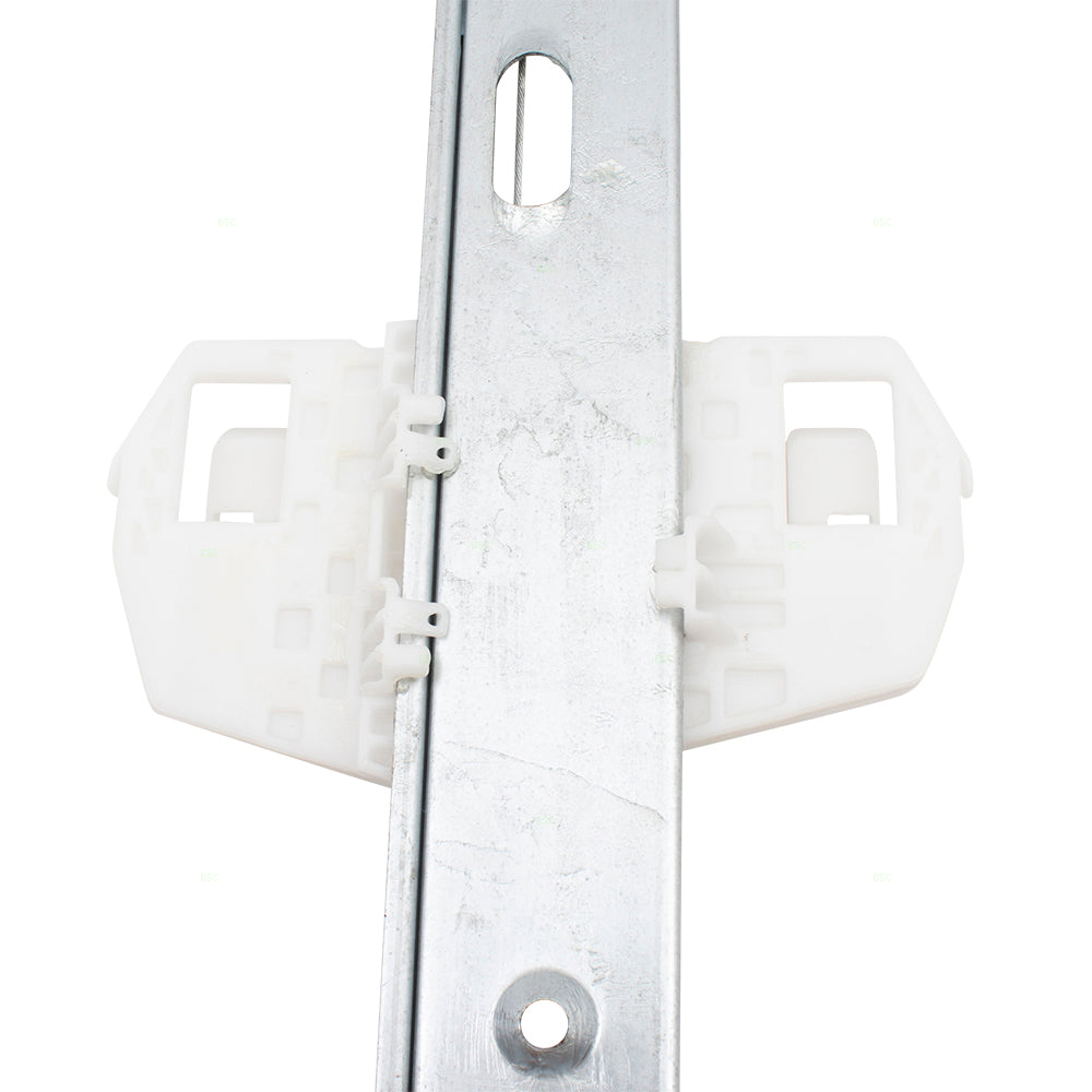 Driver Front Power Window Lift Regulator Compatible with 2007-2017 Wrangler 2018 Wrangler JK & Unlimited 68014949AA