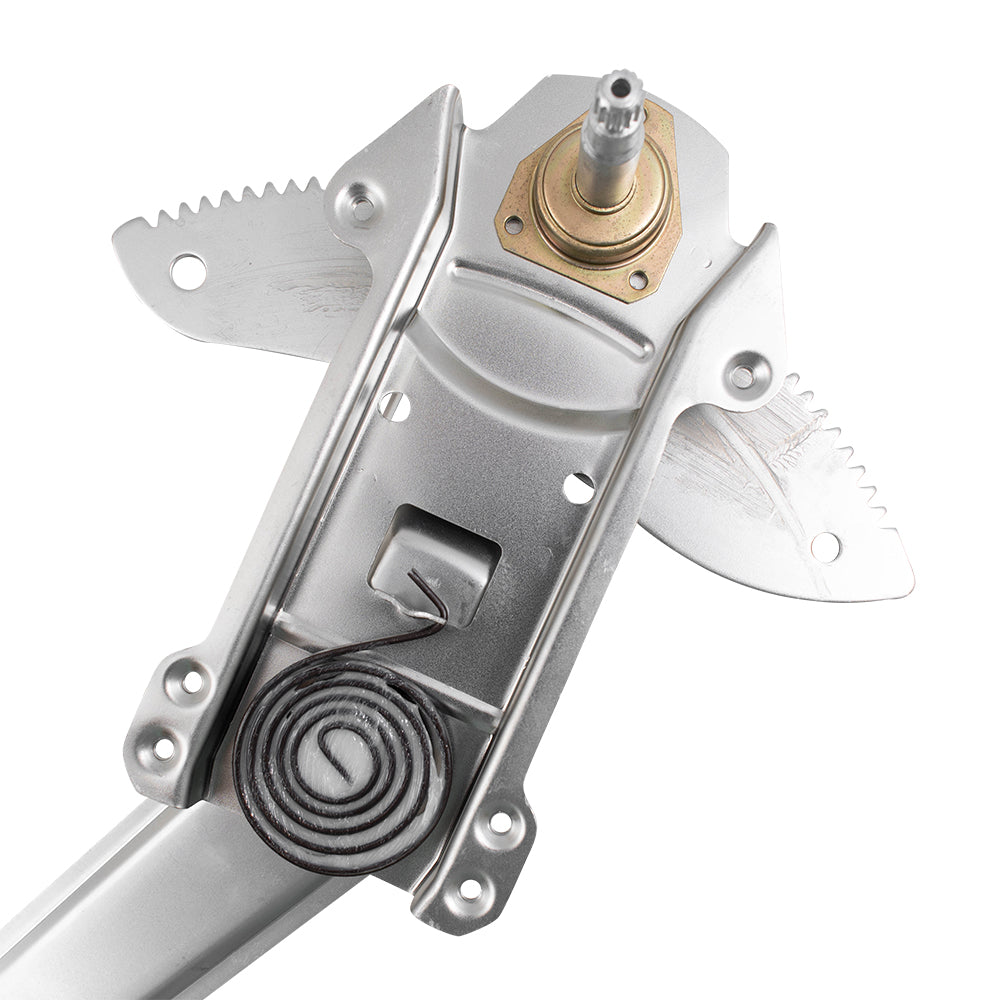 Driver Front Manual Window Lift Regulator Compatible with 1997-2004 Dakota Cab Extended Cab Pickup Truck 55075799