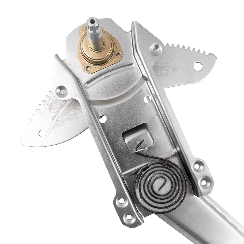 Passenger Front Manual Window Lift Regulator Compatible with 1997-2004 Dakota Cab Extended Cab Pickup Truck 55075798