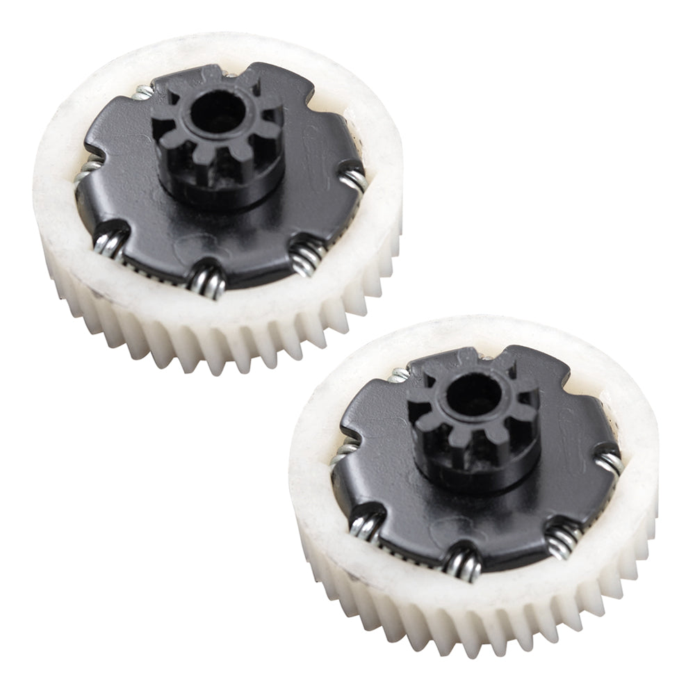 Pair Set of Power Window Lift Motor Gears 9 Tooth Compatible with 1972-1998 1500 2500 3500 Pickup Truck
