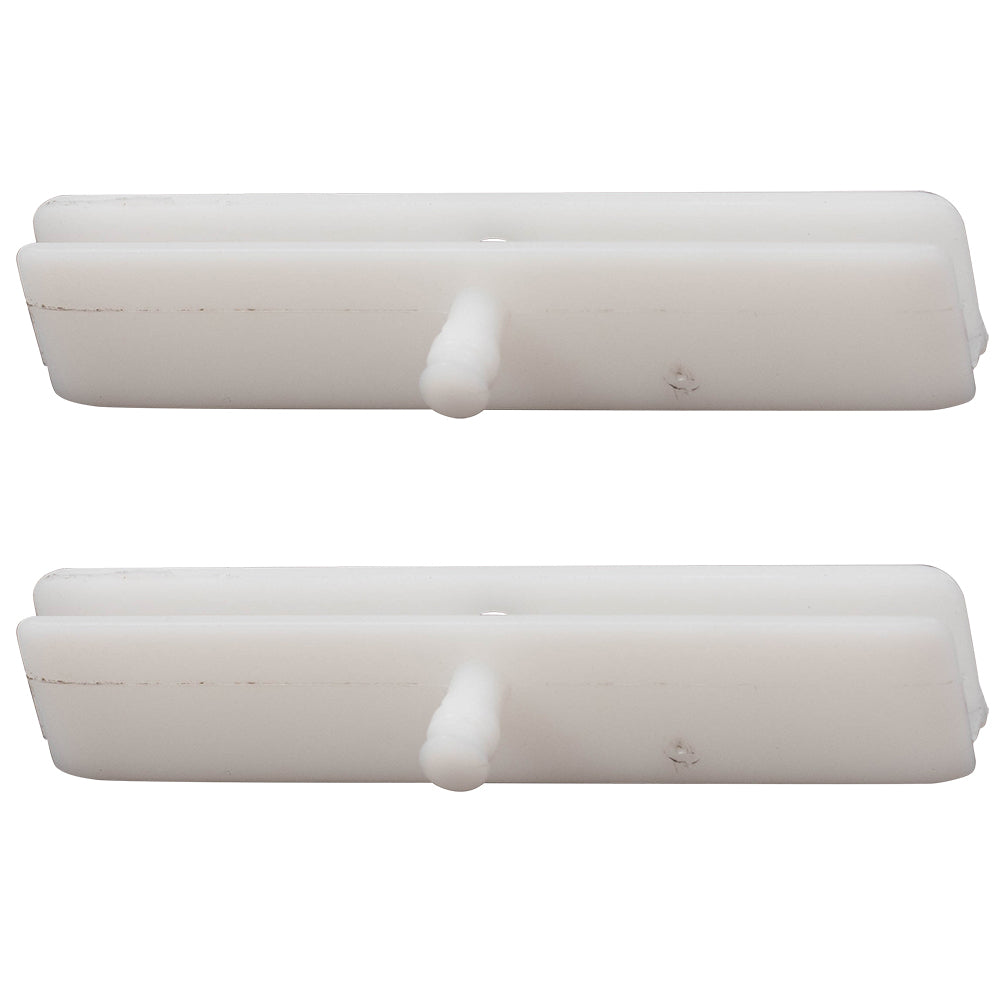 Pair Door Window Glass Run Channel Track Guide Clip Kit for 12-18 Fiat 500 500c