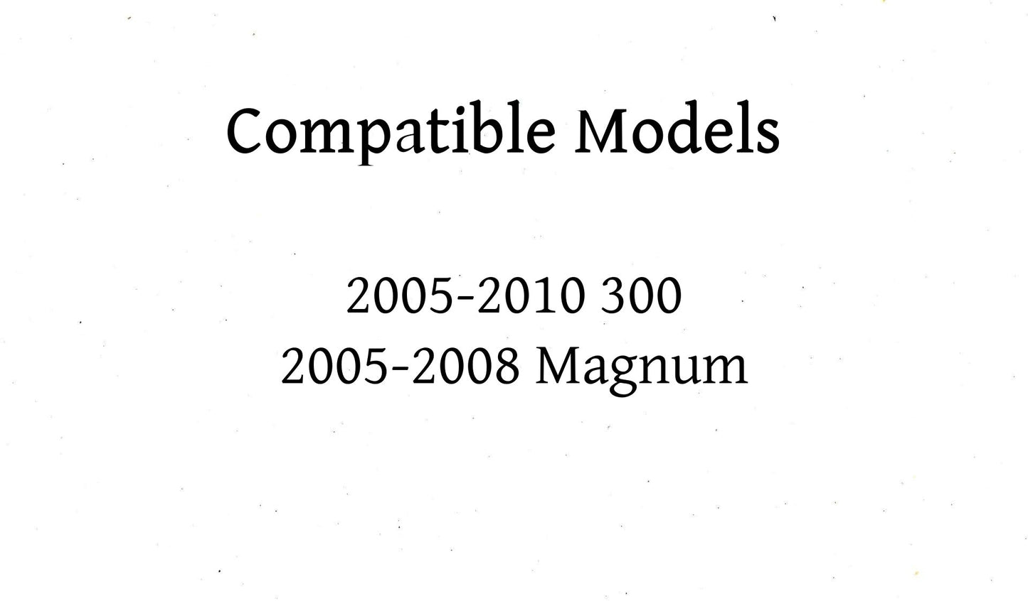 Passenger Right Side Front Door Window Door Glass Compatible with Chrysler 300 2005-2010 Models/Dodge Magnum 2005-2008 Models
