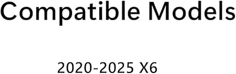 Clear Heated Rear Back Tailgate Window Back Glass Compatible with BMW X6 2020-2025 Models