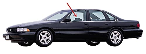 Driver Left Side Front Door Window Door Glass Compatible with Oldsmobile Custom Cruiser 1991-1992 Models/Chevrolet Impala SS 1994-1996 Models