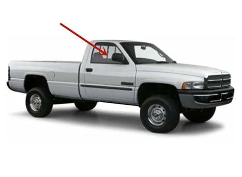 Passenger Right Side Door Window Door Glass Compatible with Dodge Ramcharger 1999-2003 Models