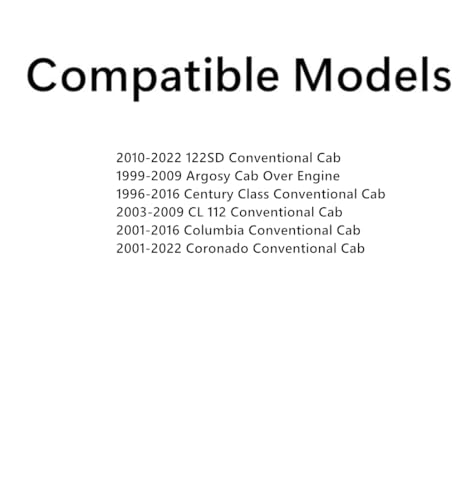 Passenger Right Front Vent Window Vent Glass Compatible with Freightliner Argosy Columbia Century Class 112SD 1996-2016 / Coronado 2001-2022 Models