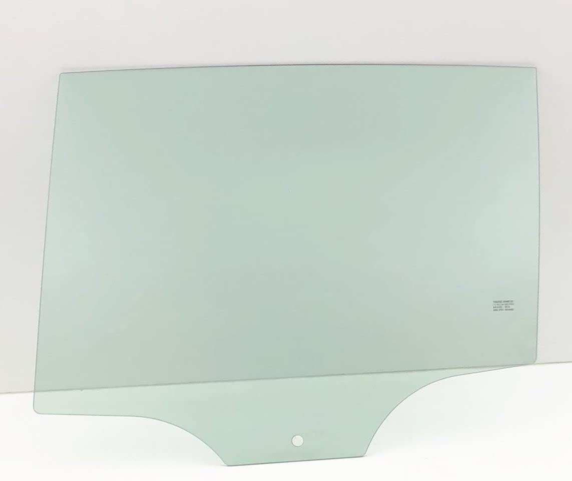 Driver Left Side Rear Door Window Door Glass Compatible with Volkswagen Golf / Golf GTI / e-Golf 4 Door Hatchback 2015-2021 Models