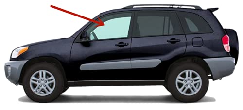 Driver Left Side Front Door Window Door Glass Compatible with Toyota RAV4 2001-2005 Models