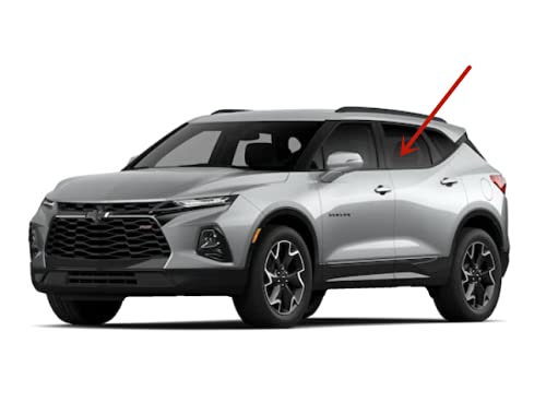 Privacy Driver Left Side Rear Door Window Door Glass Compatible with Chevrolet Blazer 2019-2025 Models (Not For Blazer EV)