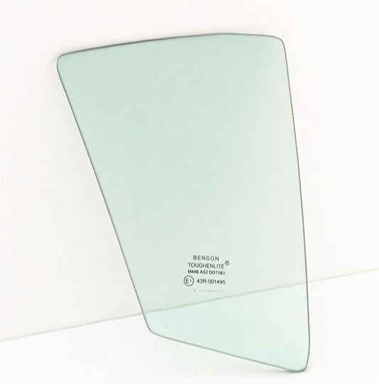 Passenger Right Side Rear Vent Vent Glass Compatible with Mazda 3 4 Door Sedan 2010-2013 Models