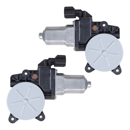 Power Window Lift Motor Set with 2 Pin Connector Compatible with 2012-2018 Ford Focus