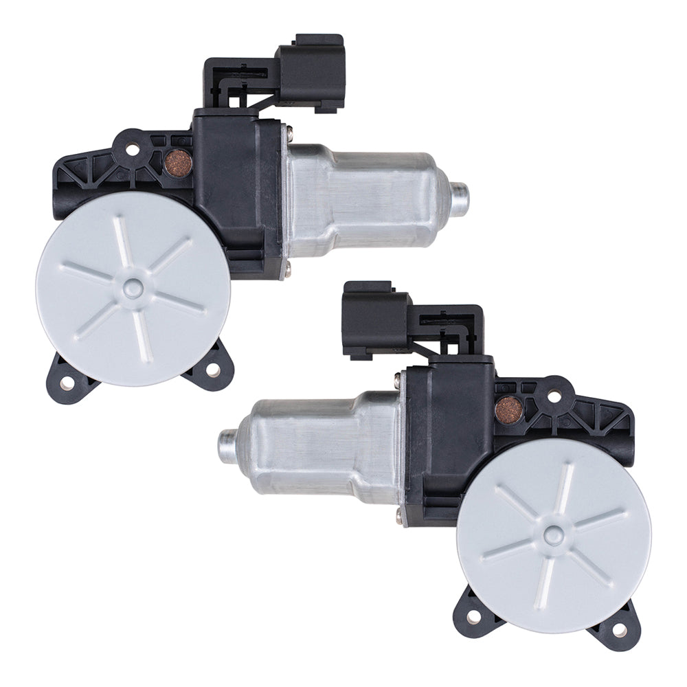 Driver Left Passenger Right Power Window Lift Motor Set with 6 Pin Connector and One-touch Open/Close Compatible with 2012-2018 Ford Focus