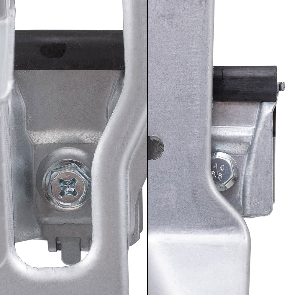 Part Front & Rear Driver Side Power Window Regulators w/Motor Set Compatible with 2011-2014 Ford F-150 Crew Cab ONLY