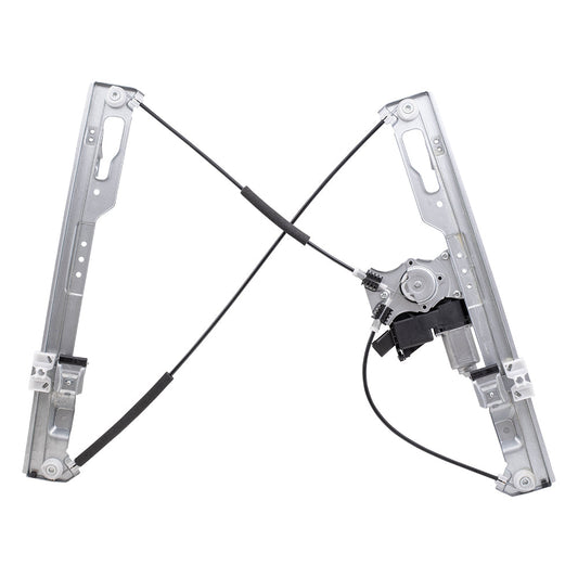 Part Front Passenger Side Power Window Regulator with Motor Compatible with 2011-2014 Ford F-150