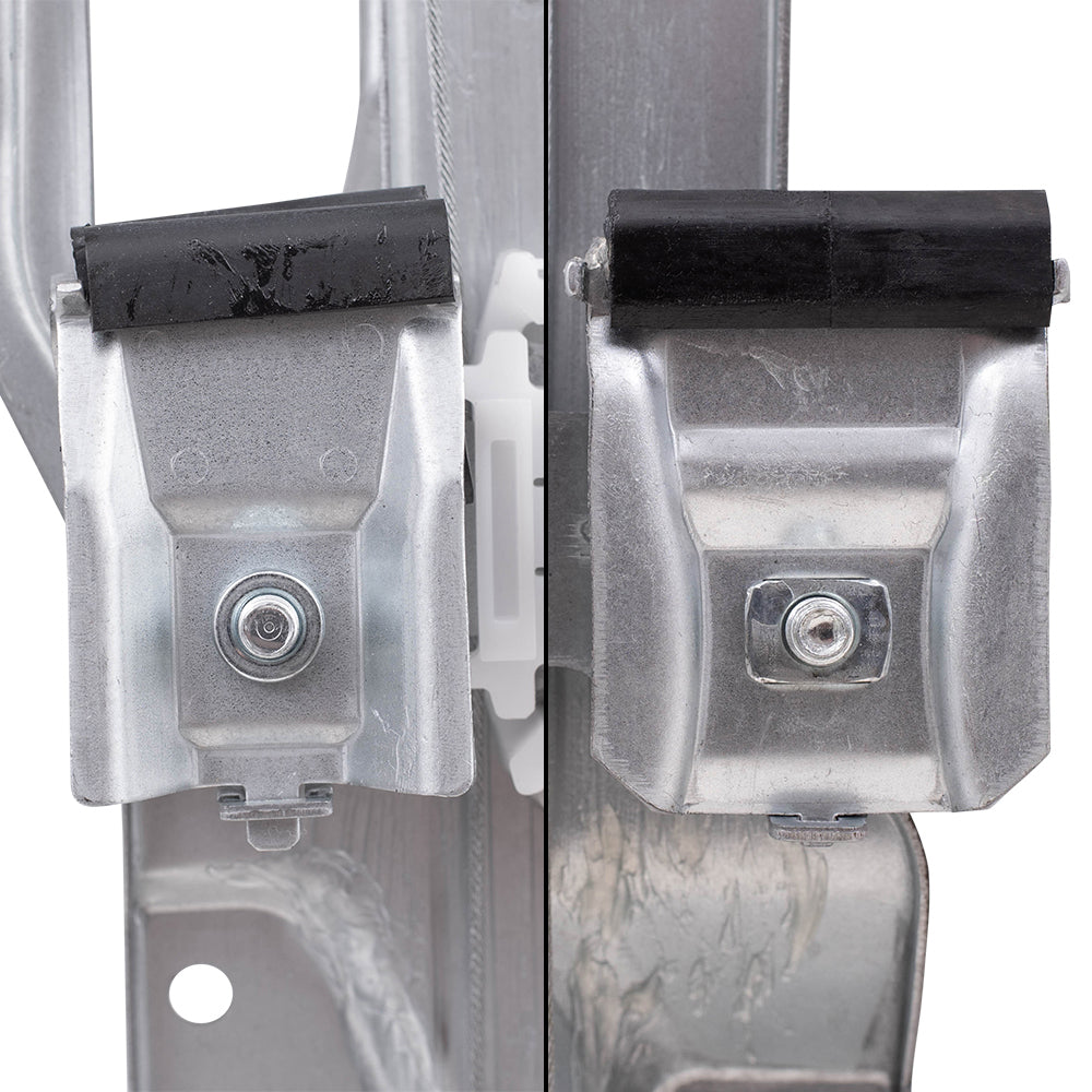 Part Front & Rear Passenger Side Power Window Regulators w/Motor Set Compatible with 2011-2014 Ford F-150 Crew Cab ONLY