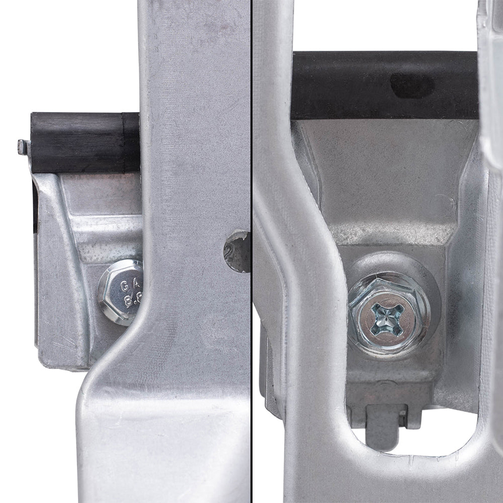 Part Front & Rear Passenger Side Power Window Regulators w/Motor Set Compatible with 2011-2014 Ford F-150 Crew Cab ONLY