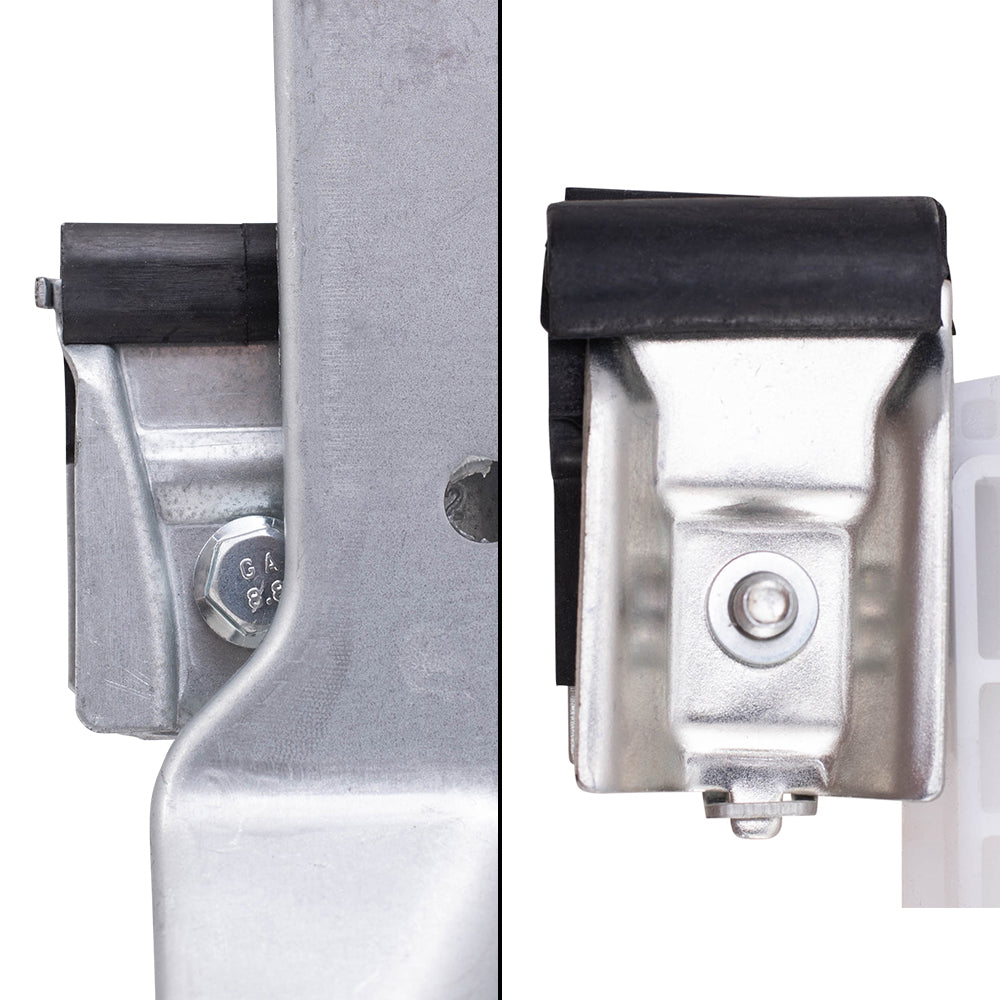 Part Front & Rear Passenger Side Power Window Regulators w/Motor Set Compatible with 2011-2014 Ford F-150 Extended Cab ONLY