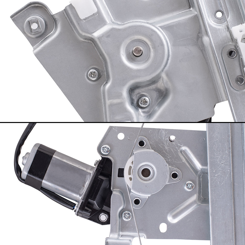 Driver Left Passenger Right Power Window Regulators Set with Motor 4 Piece Set Compatible with 2013-2019 Ford Escape