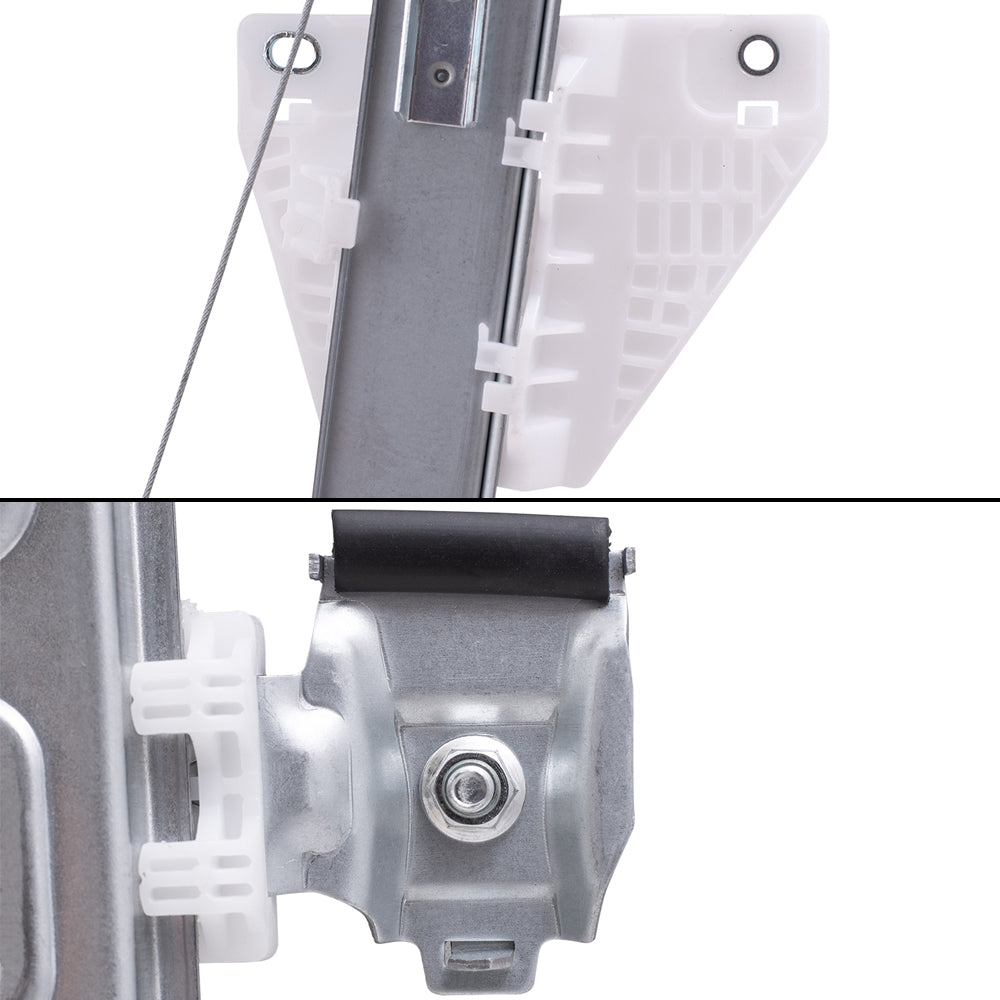 Driver Left Passenger Right Power Window Regulators Set with Motor 4 Piece Set Compatible with 2013-2019 Ford Escape