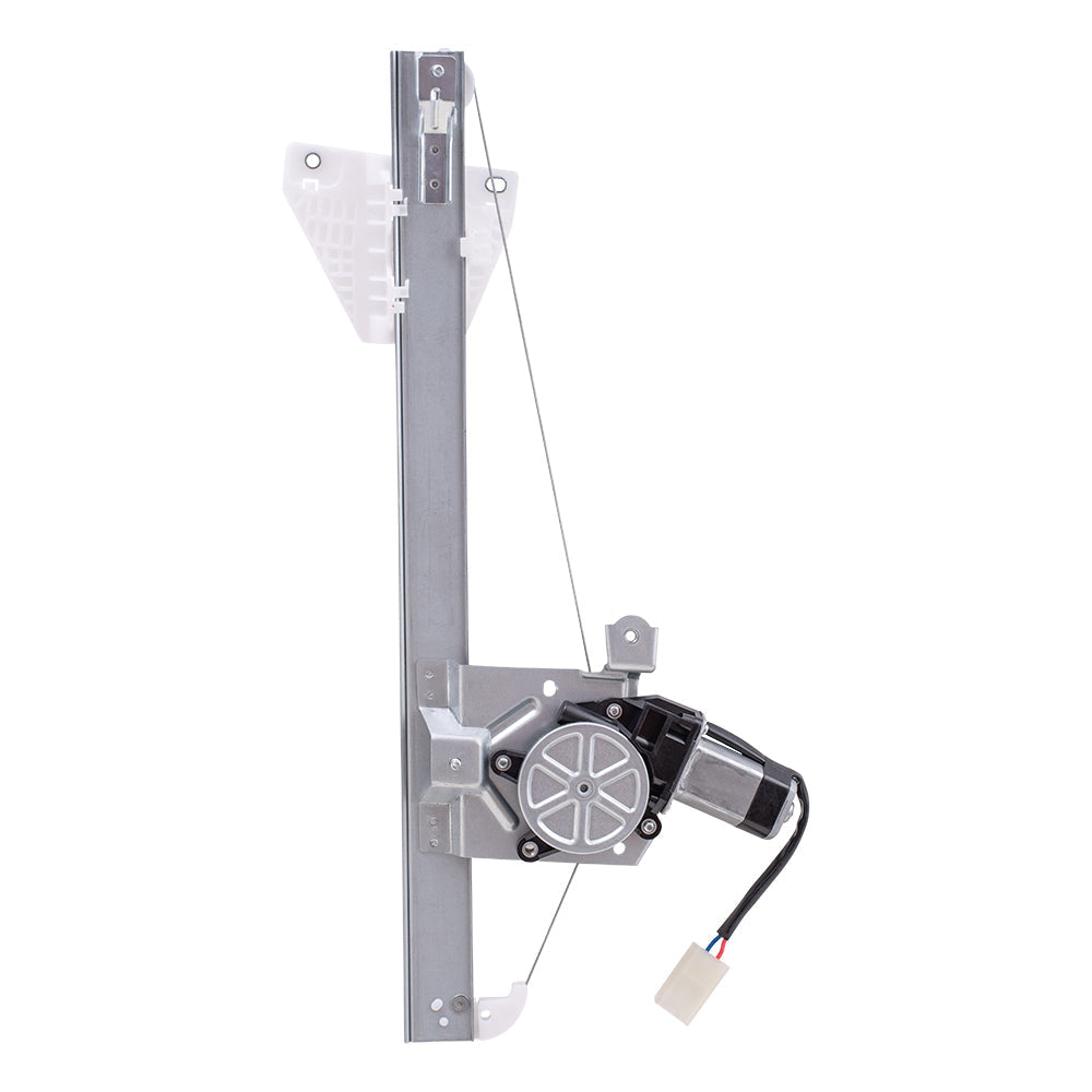 Rear Driver Left Power Window Regulator with Motor 2 Pin Connector and One Touch Open Compatible with 2013-2019 Ford Escape