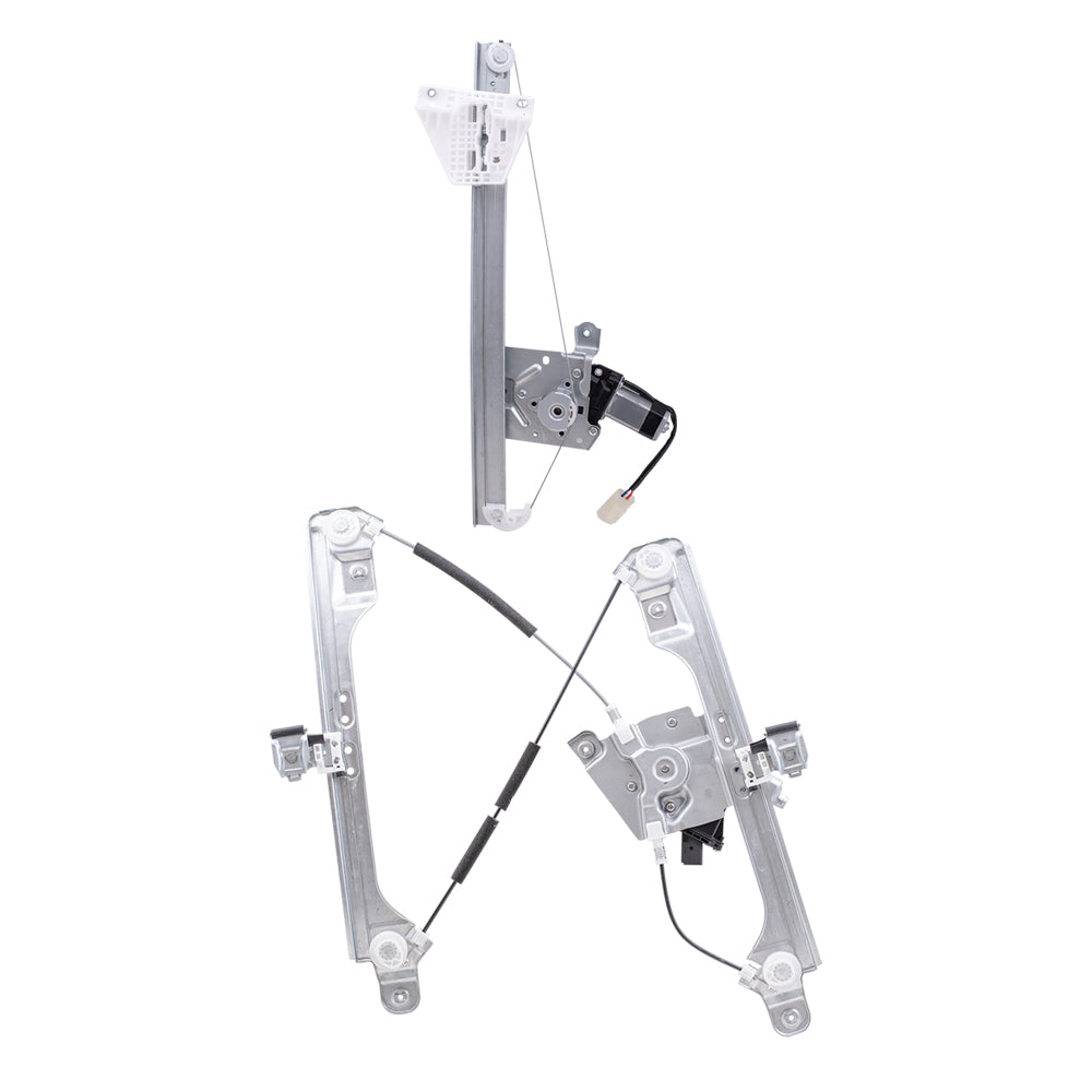 Front and Rear Passenger Right Power Window Regulators with Motor Compatible with 2013-2019 Ford Escape