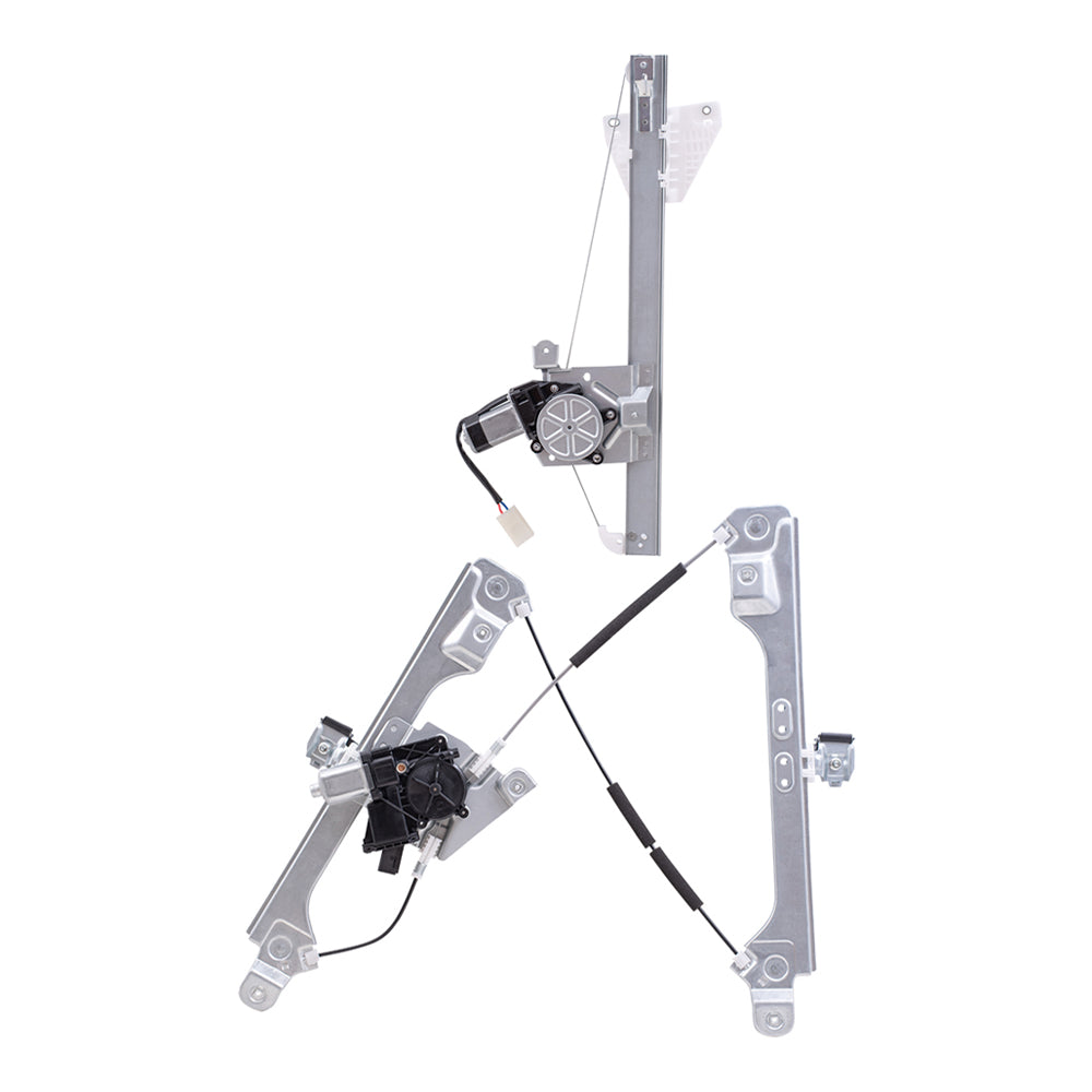 Front and Rear Passenger Right Power Window Regulators with Motor Compatible with 2013-2019 Ford Escape